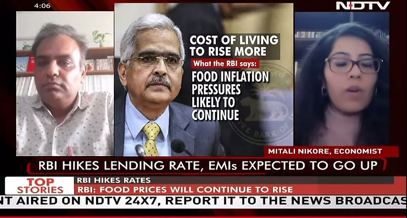 RBI's First Rate Hike In Four Years, What Mitali Nikore Founder Of NA Has To Say On It ? | NDTV